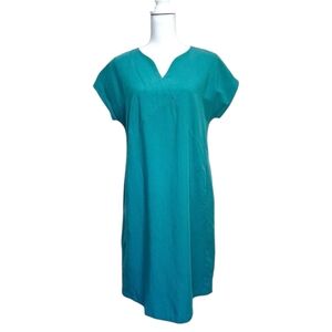 Nau Flaxible Short Sleeve Mod Dress - Linen Blend Breathable Dress - Size S